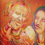 "Holy Family" | Acrylic on Canvas | Dennis McNally, S.J.