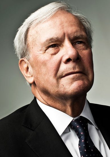 American television journalist and former NBC News anchor Tom Brokaw in Washington, DC on October 5, 2011
(Photo by Stephen Voss/Redux)